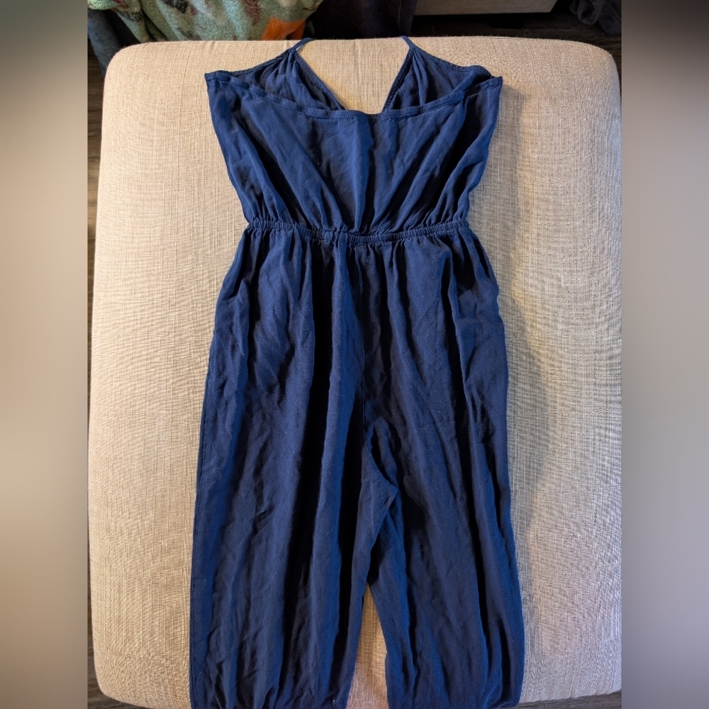 Lulus Navy Blue Halter Jumpsuit size XS - Picture 3 of 6